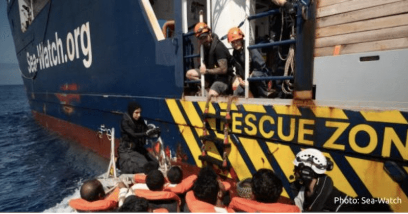 Libyan coastguard opens fire on migrant rescue ship but its the rescuer Italy criminalizes